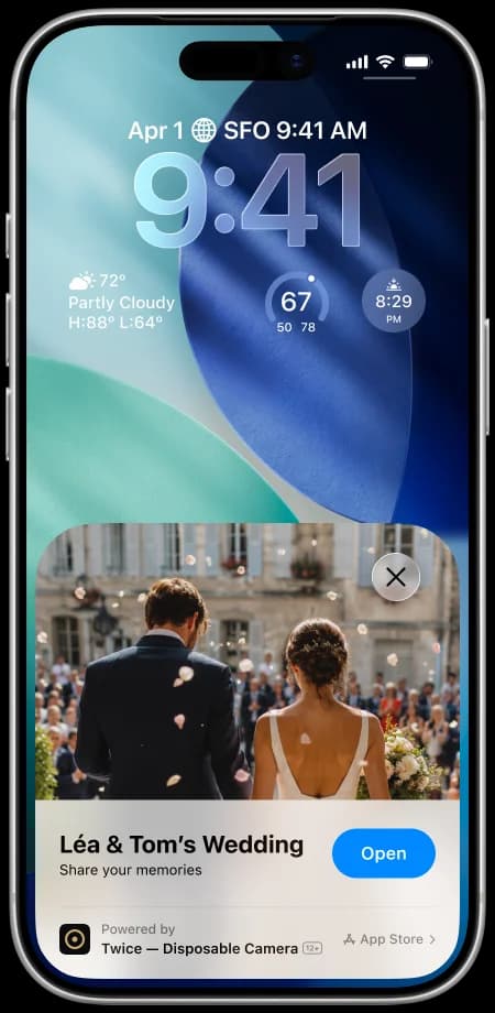 Scan the QR: the camera opens, nothing to install